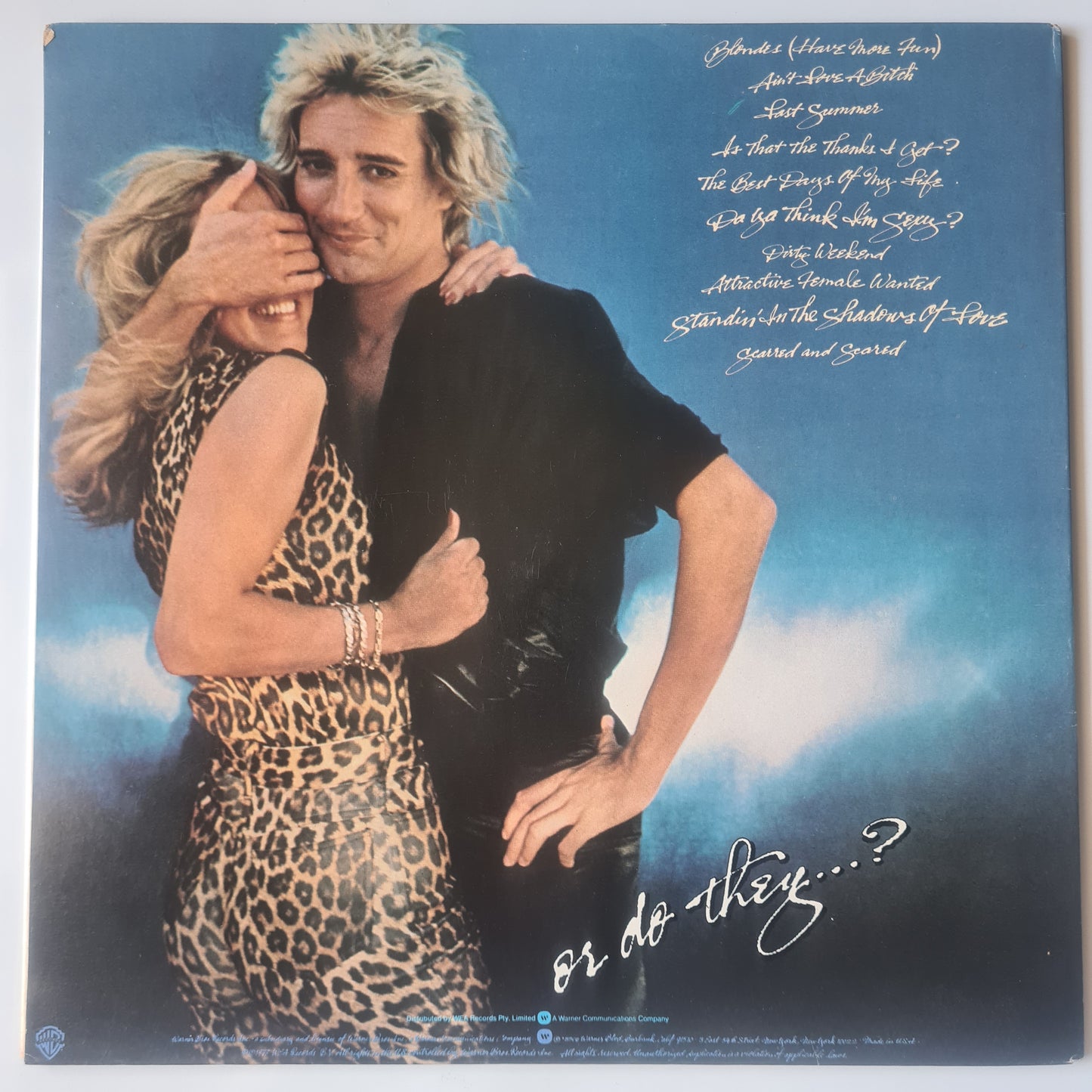 Rod Stewart – Blondes Have More Fun- 1978 (Gatefold) - Vinyl Record LP