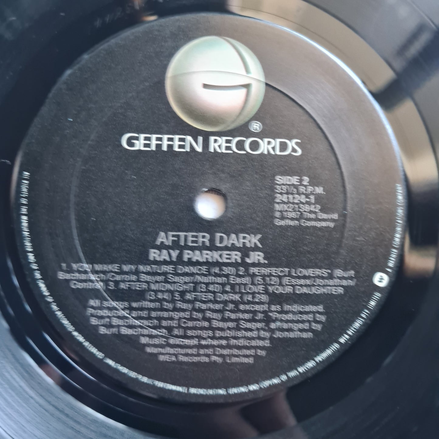 Ray Parker Jr. – After Dark - 1987 - Vinyl Record LP
