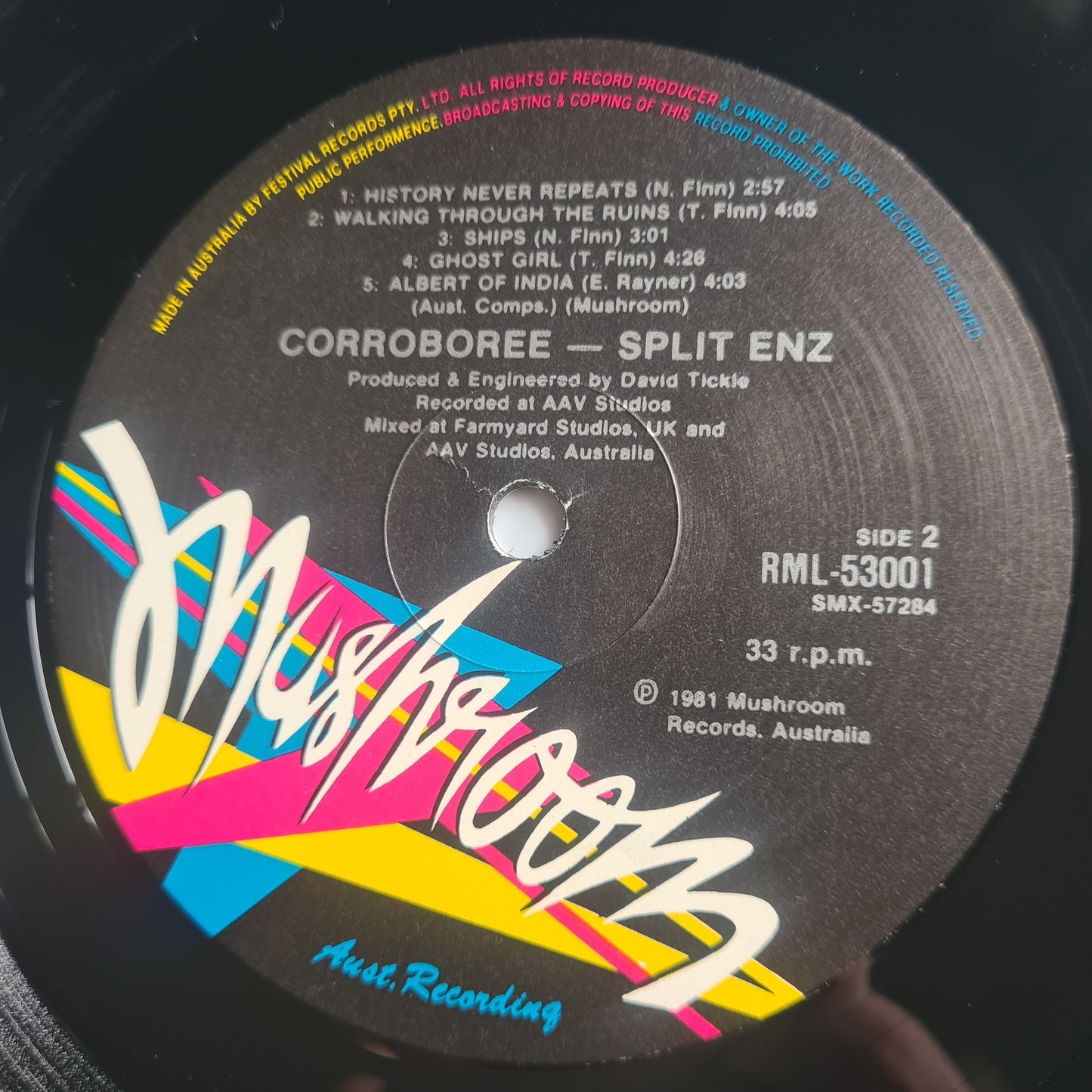 Split Enz – Corroboree - 1981 - Vinyl Record LP