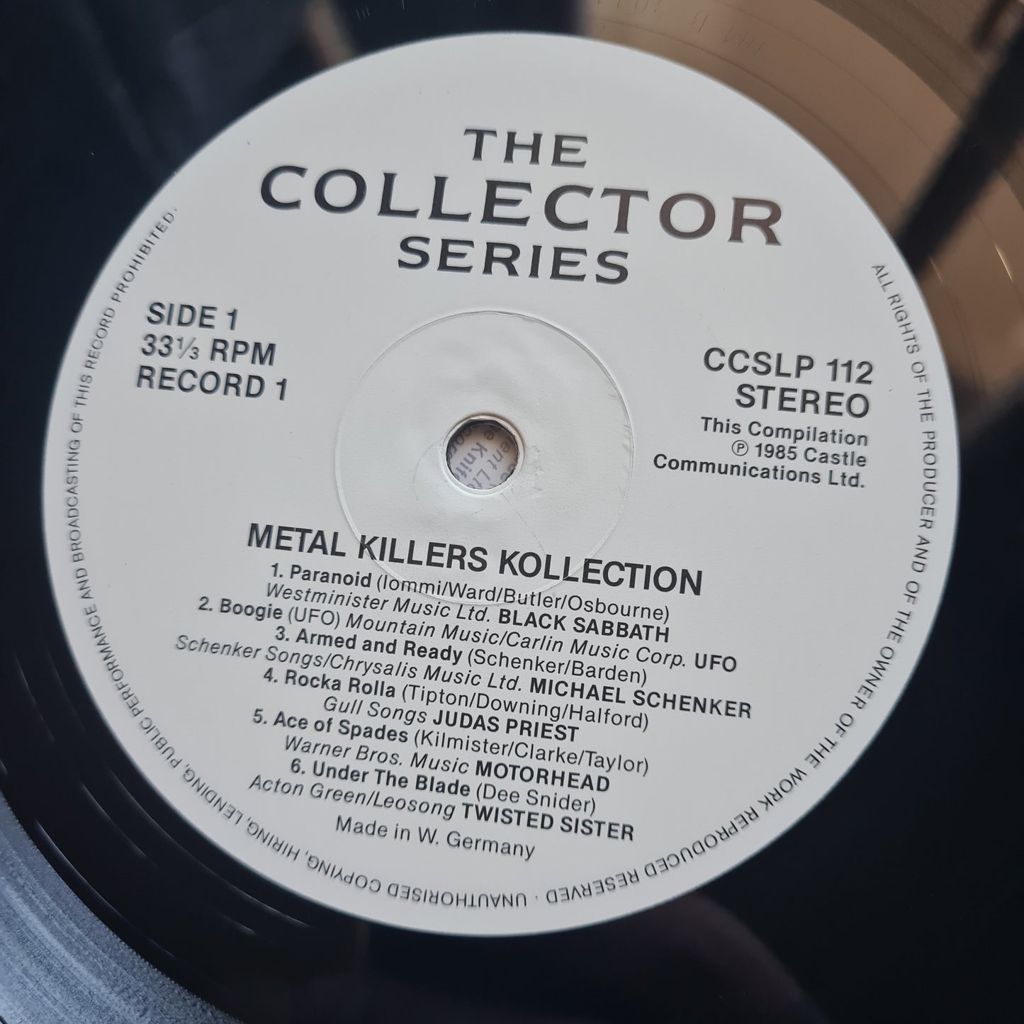 Various Artists – Metal Killers Kollection - 1985 - Vinyl Record 2LP