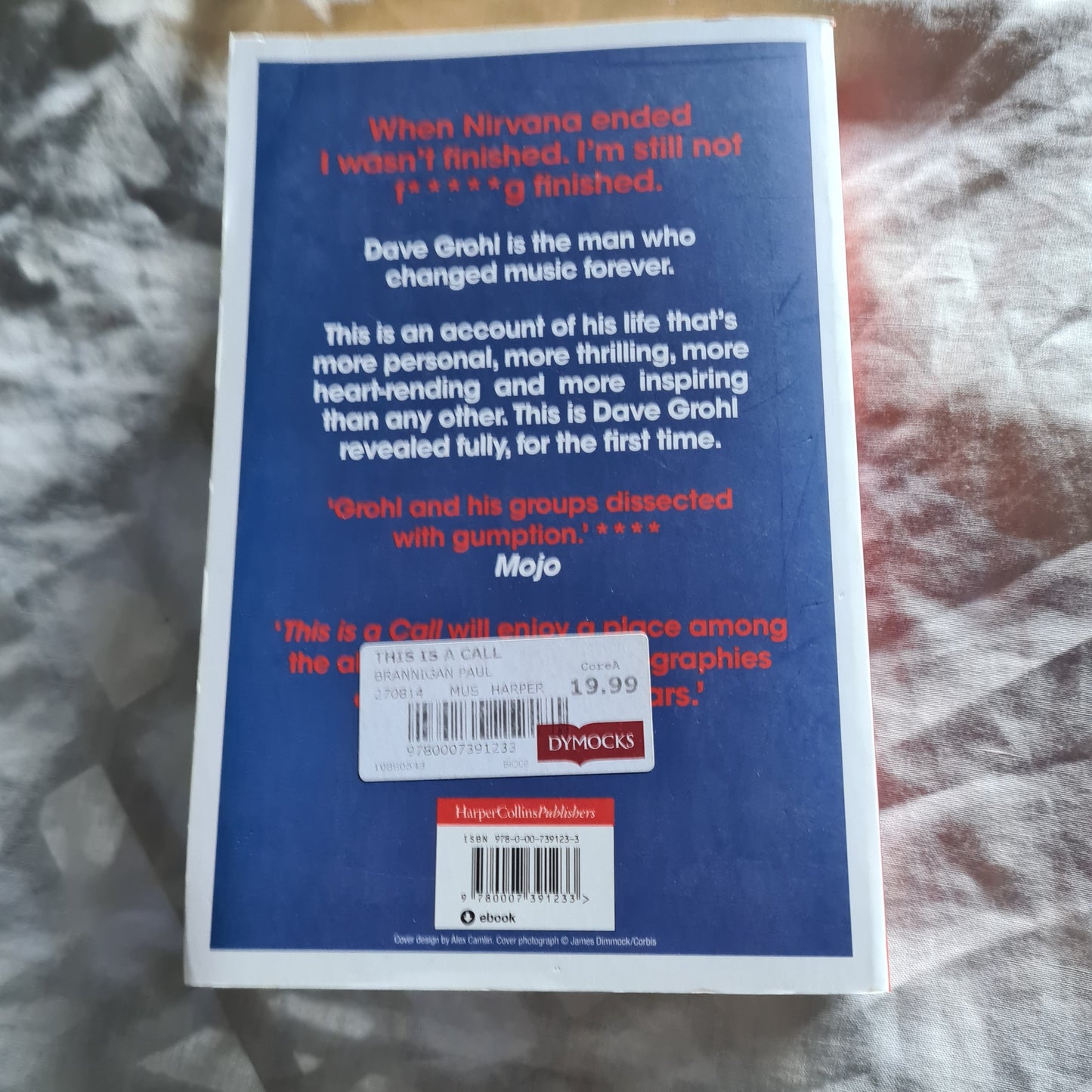 Dave Grohl (Foo Fighters) - This Is A Call - Paperback Book Autobiography