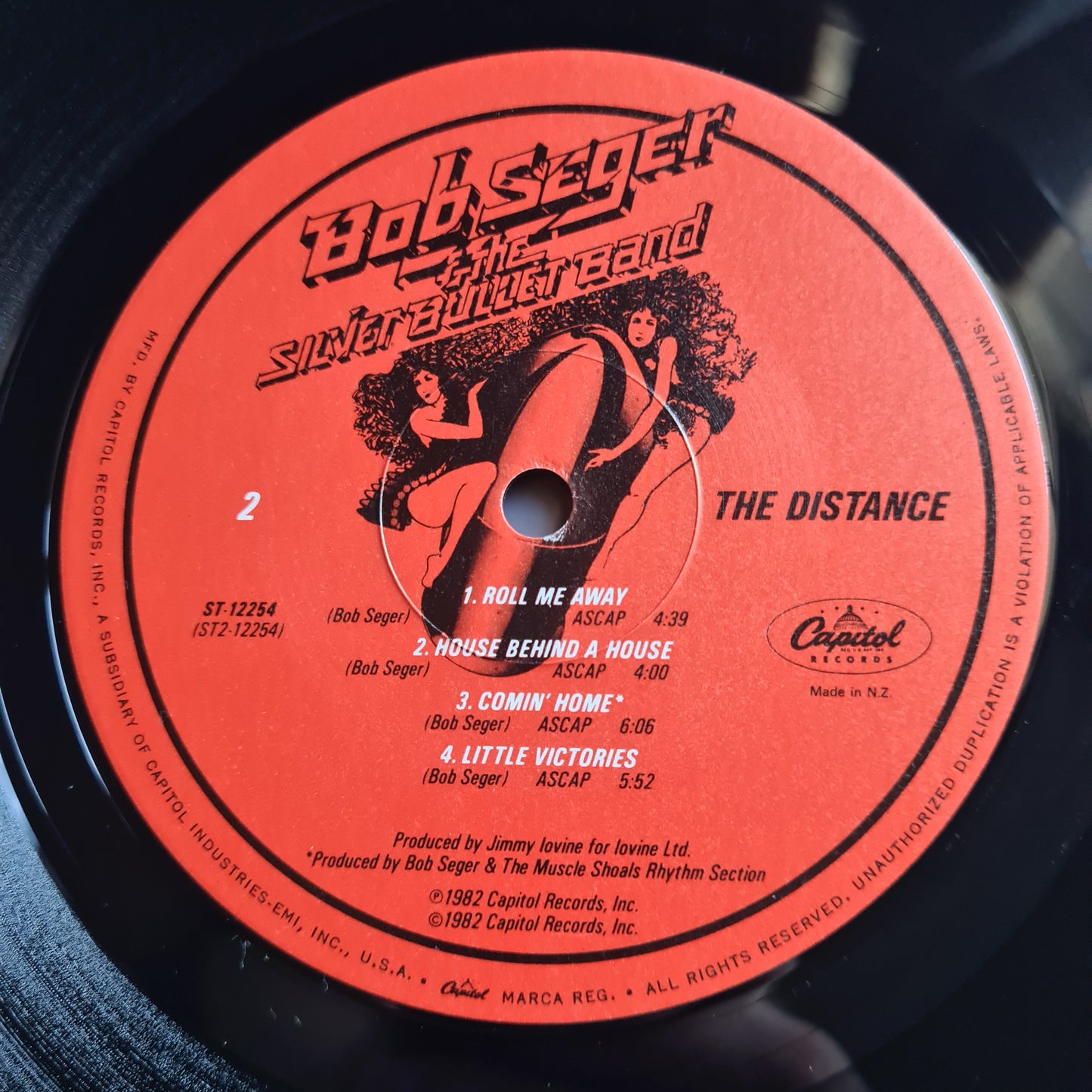 Bob Seger & The Silver Bullet Band – The Distance - 1982 - Vinyl Record LP (near mint)
