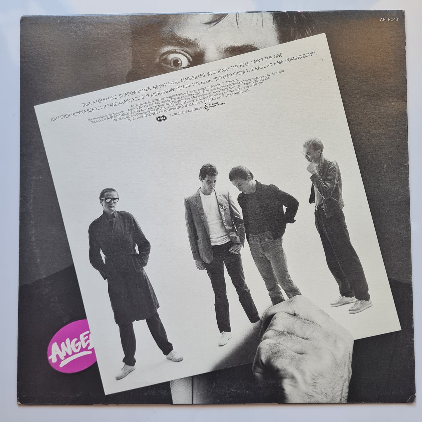 The Angels – The Angels Greatest - 1980 (1987 Red Label- Near Mint looks unplayed) - Vinyl Record LP