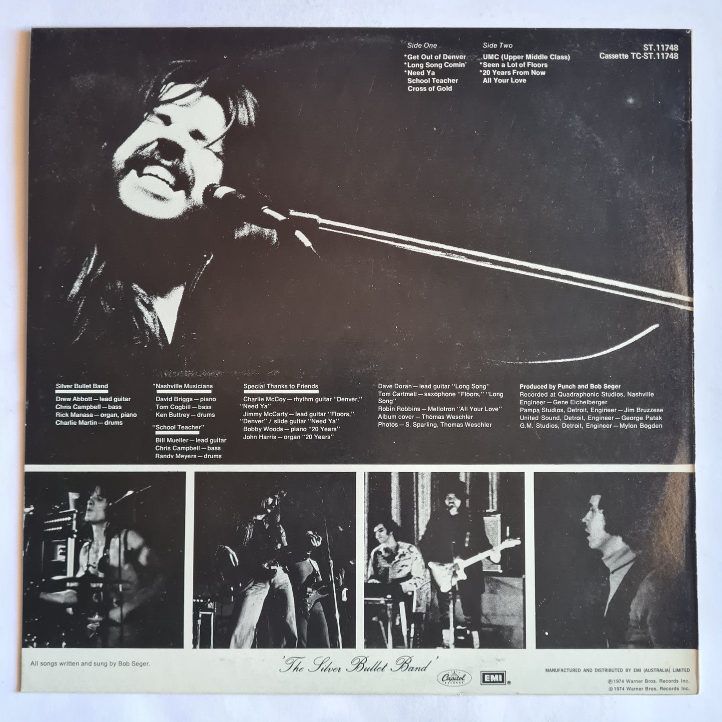 Bob Seger – Seven - 1974 (1978 Australian Pressing) - Vinyl Record LP (near mint)