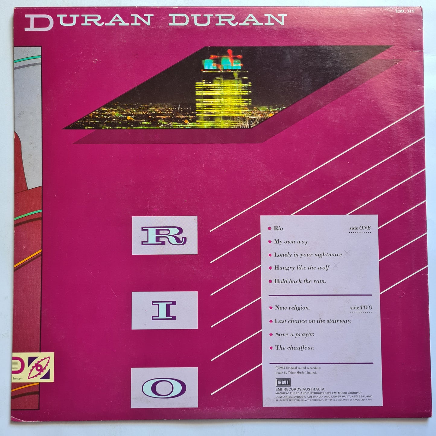 Duran Duran – Rio - 1982 - Vinyl Record LP (near mint)