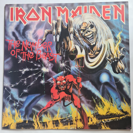 Iron Maiden – The Number Of The Beast - 1982 (1986 UK Pressing) - Vinyl Record LP