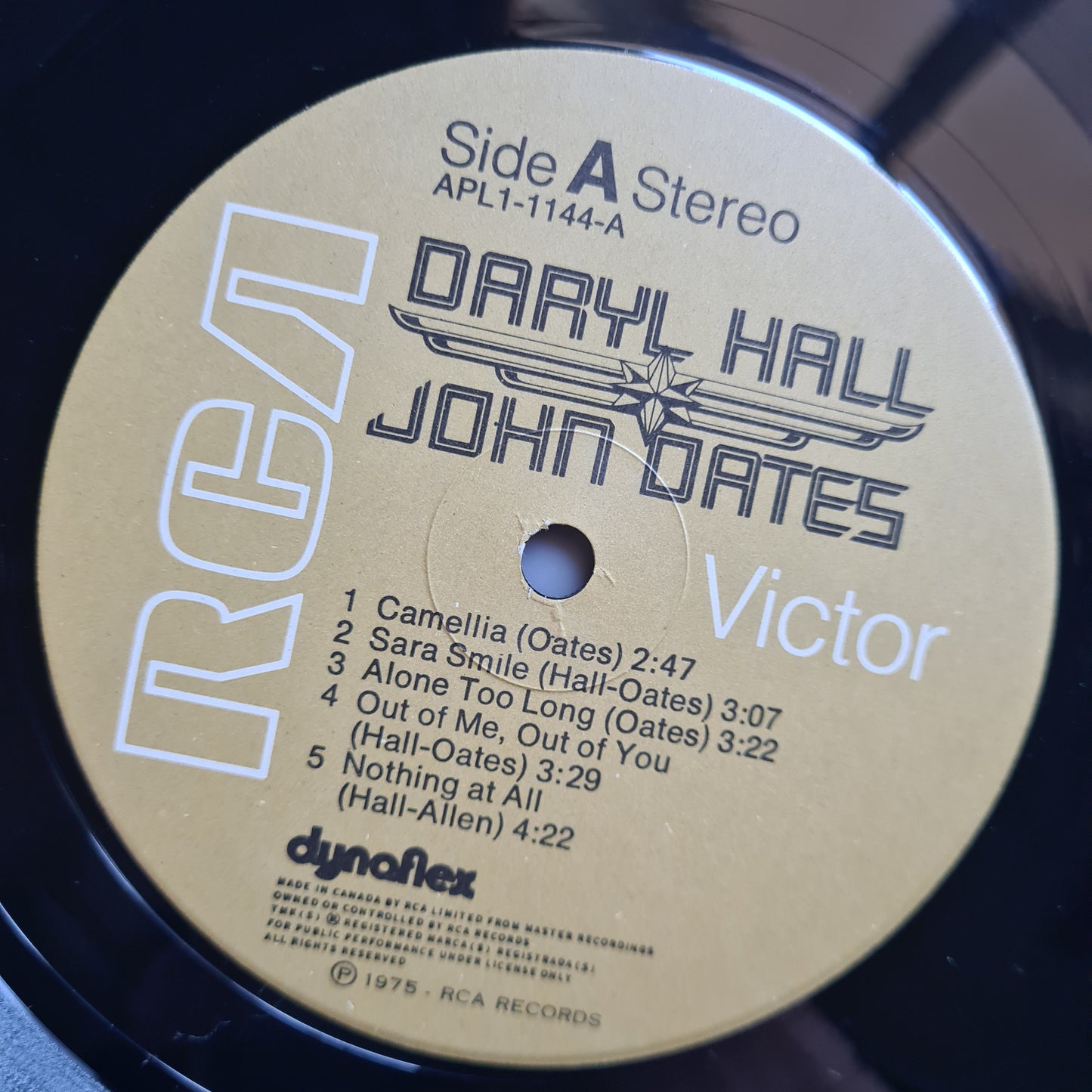 Daryl Hall & John Oates – Daryl Hall & John Oates  - 1975 (Canadian Pressing) - Vinyl Record LP