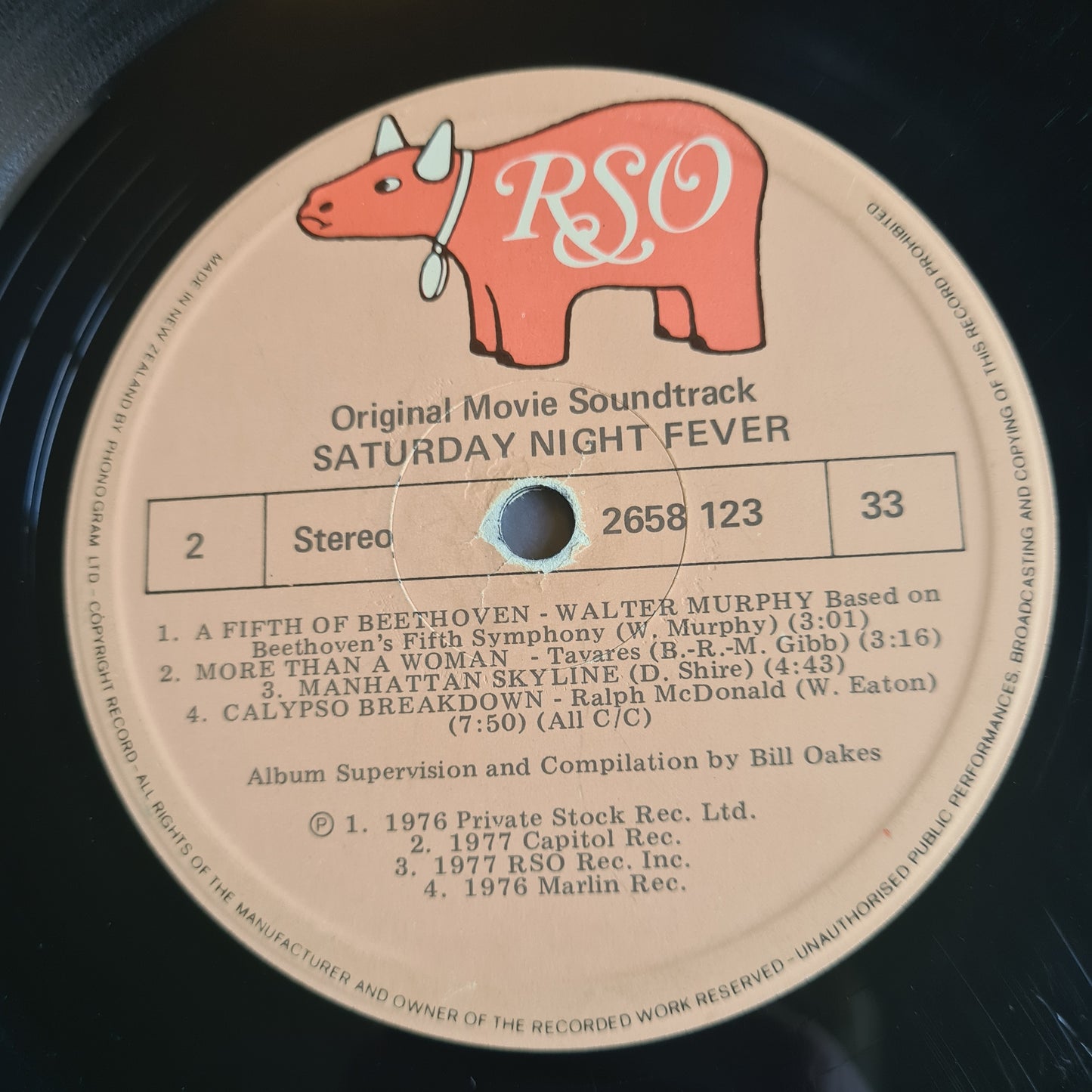 Bee Gees - Saturday Night Fever – The Original Movie Soundtrack - 1977 (New Zealand Pressing) - Vinyl Record 2LP