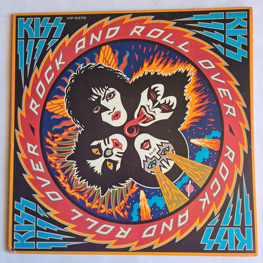 KISS – Rock & Roll Over - 1976 (1977 Japanese Gatefold Pressing) - Vinyl Record LP