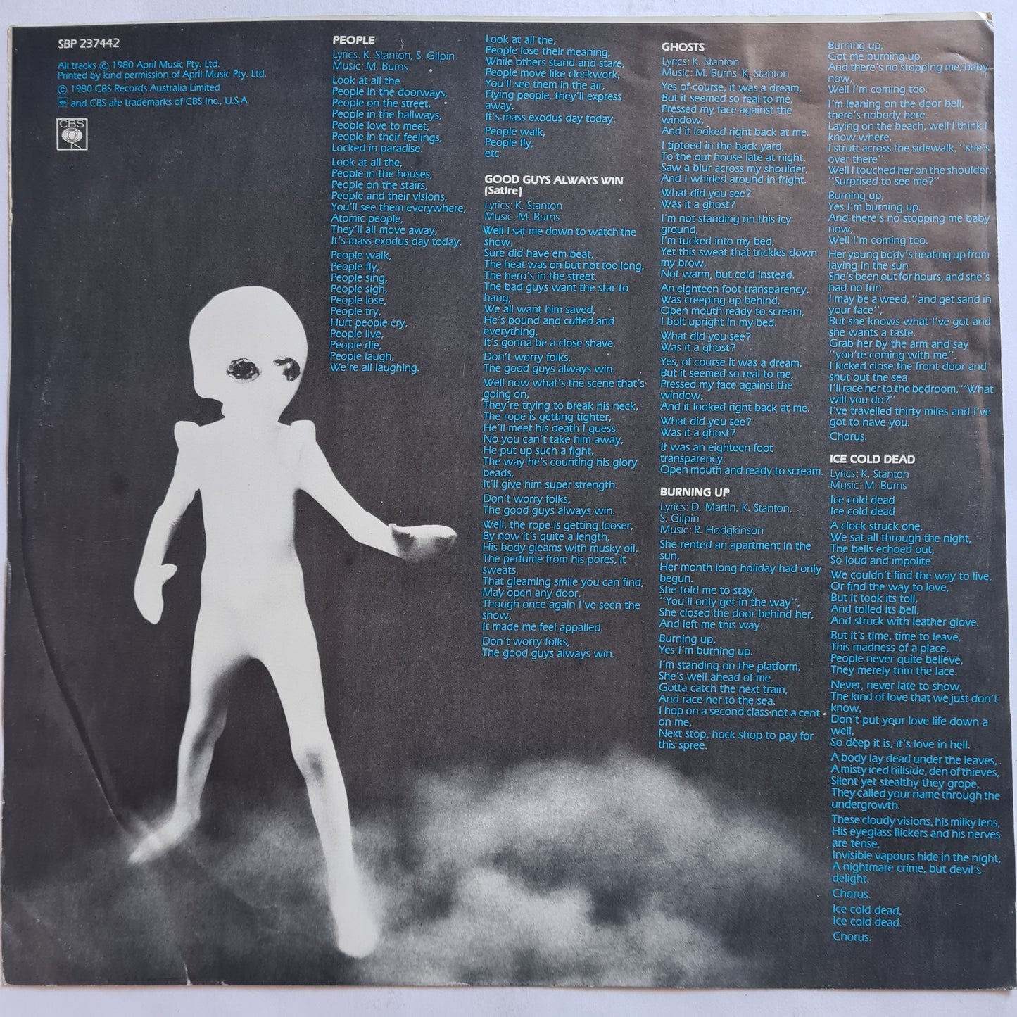 Mi-Sex – Space Race - 1980 - Vinyl Record LP (near mint)