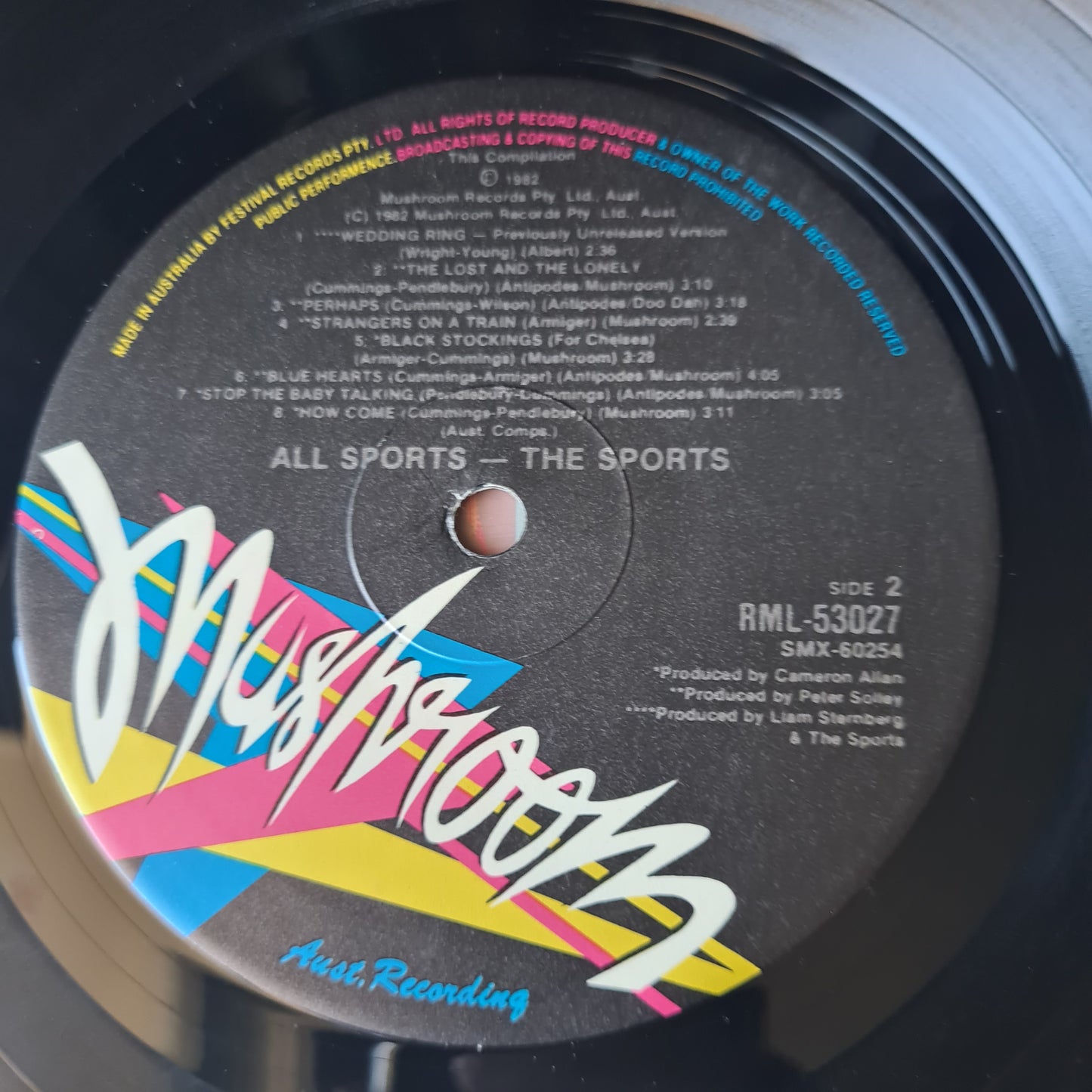 The Sports – All Sports (Greatest Hits) - 1982 - Vinyl Record LP