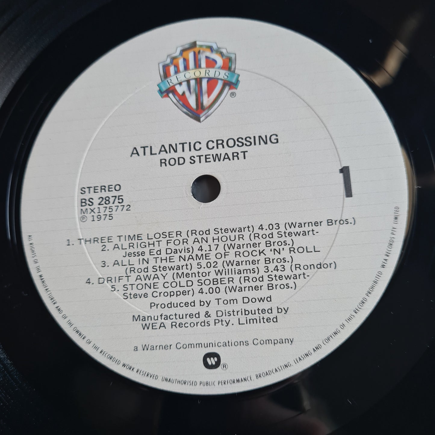 Rod Stewart – Atlantic Crossing - 1975 (Gatefold) - Vinyl Record LP