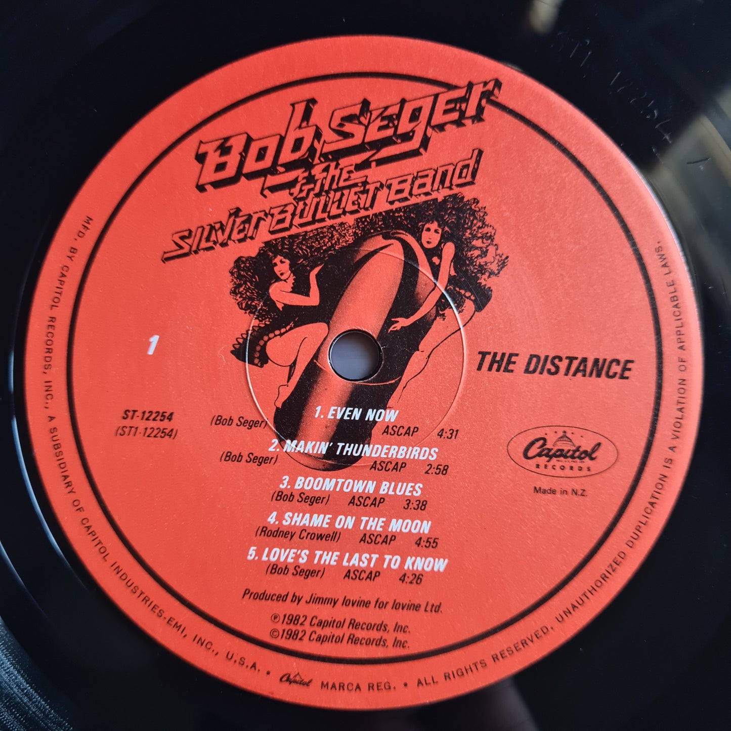 Bob Seger & The Silver Bullet Band – The Distance - 1982 - Vinyl Record LP (near mint)