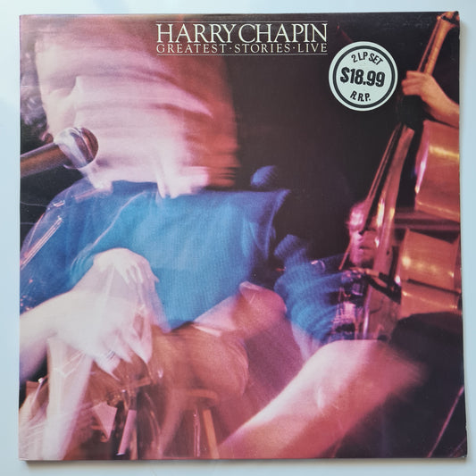 Harry Chapin – Greatest Stories: Live - 1976 - Vinyl Record 2LP (near mint)