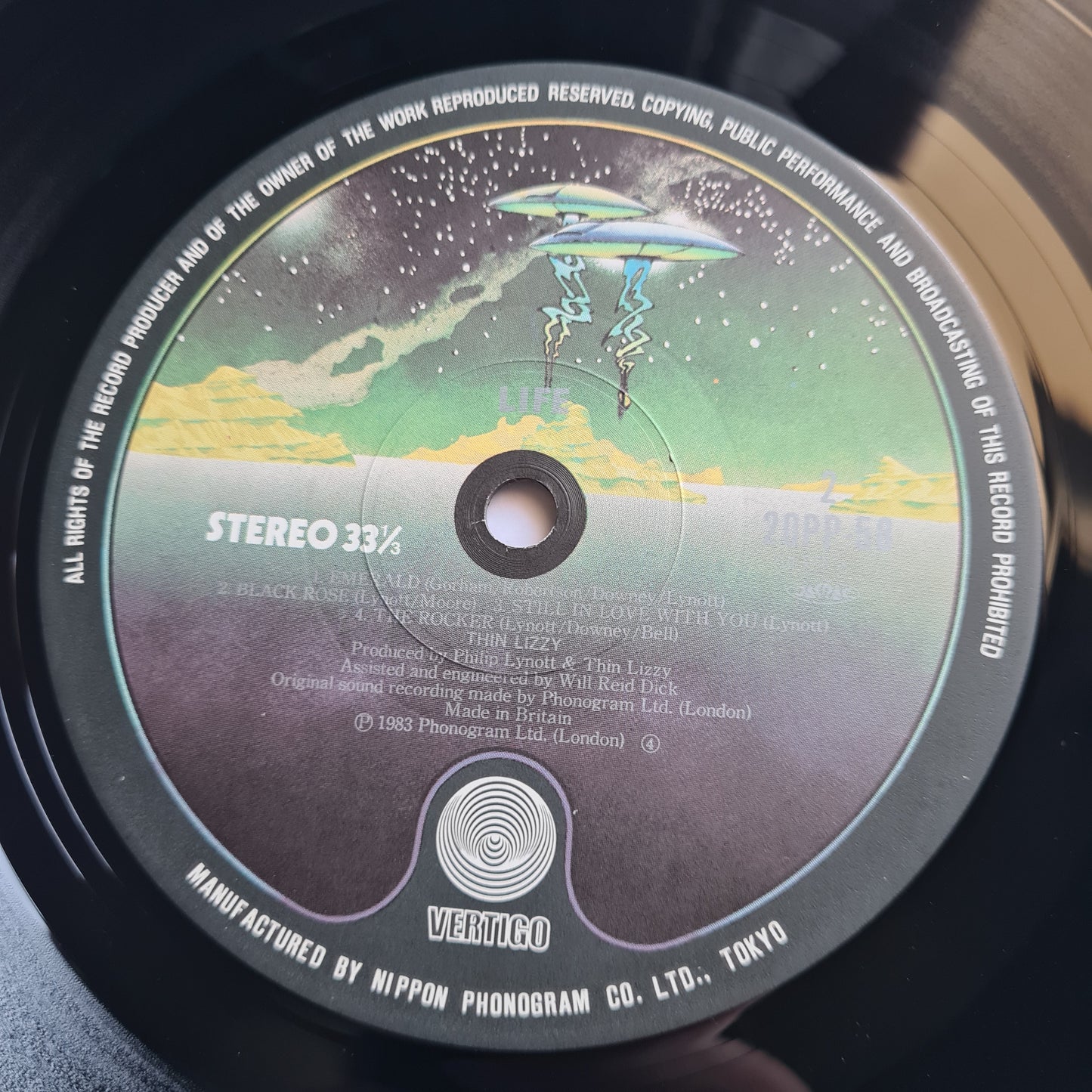 Thin Lizzy – Life Live - 1980 (2LP Japanese Pressing) - Vinyl Record (near mint)