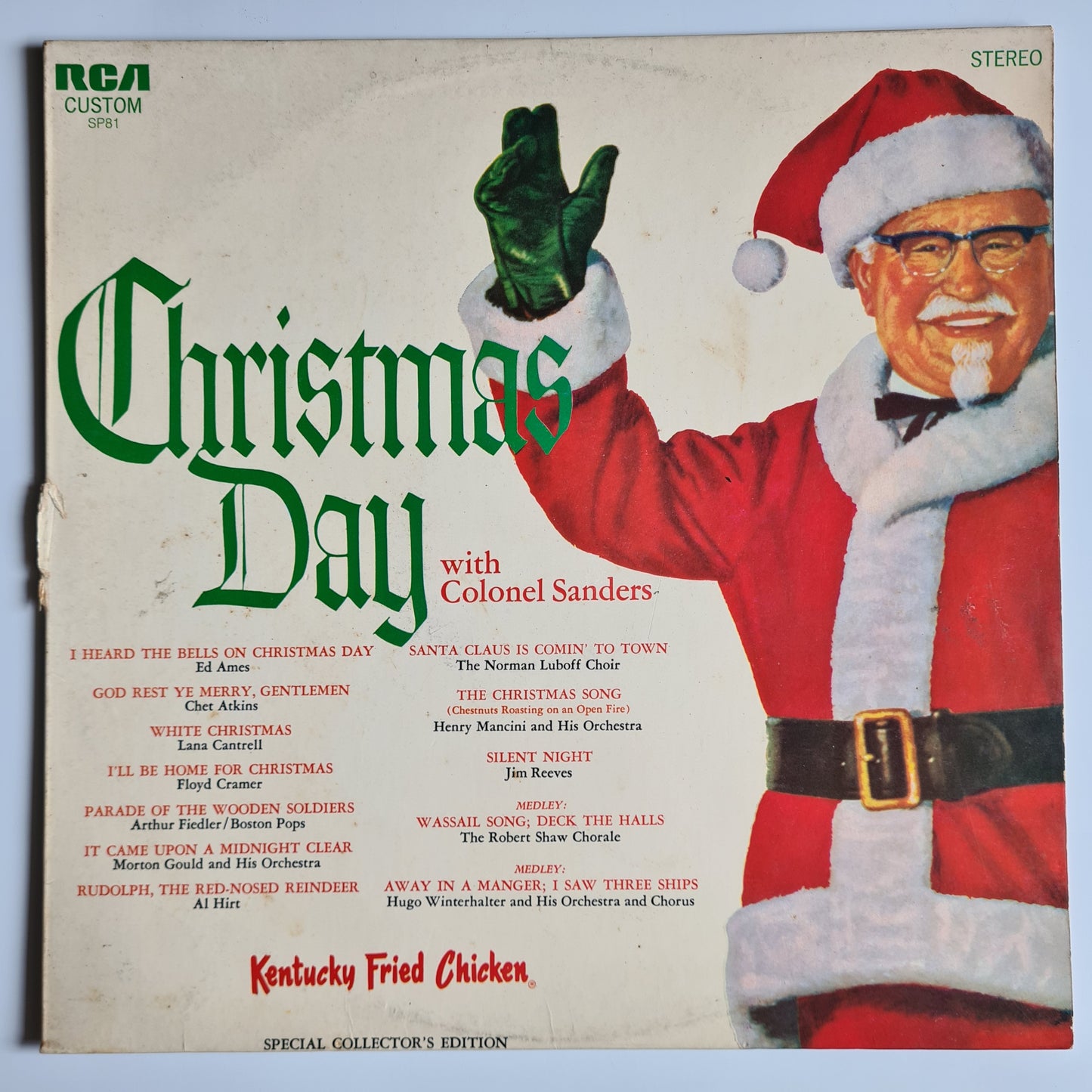 Various – Christmas Day With Colonel Sanders - 1968 (Australian Pressing) - Vinyl Record LP