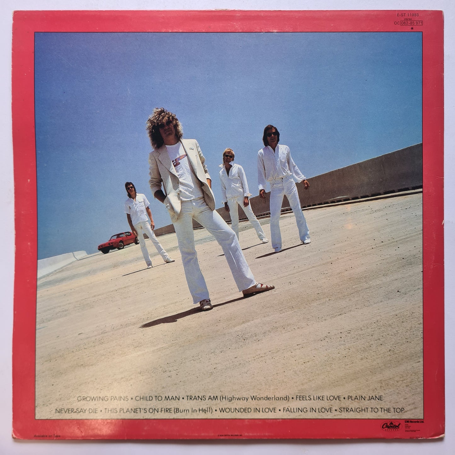 Sammy Hagar – Street Machine - 1979 (1st UK Pressing) - Vinyl Record LP