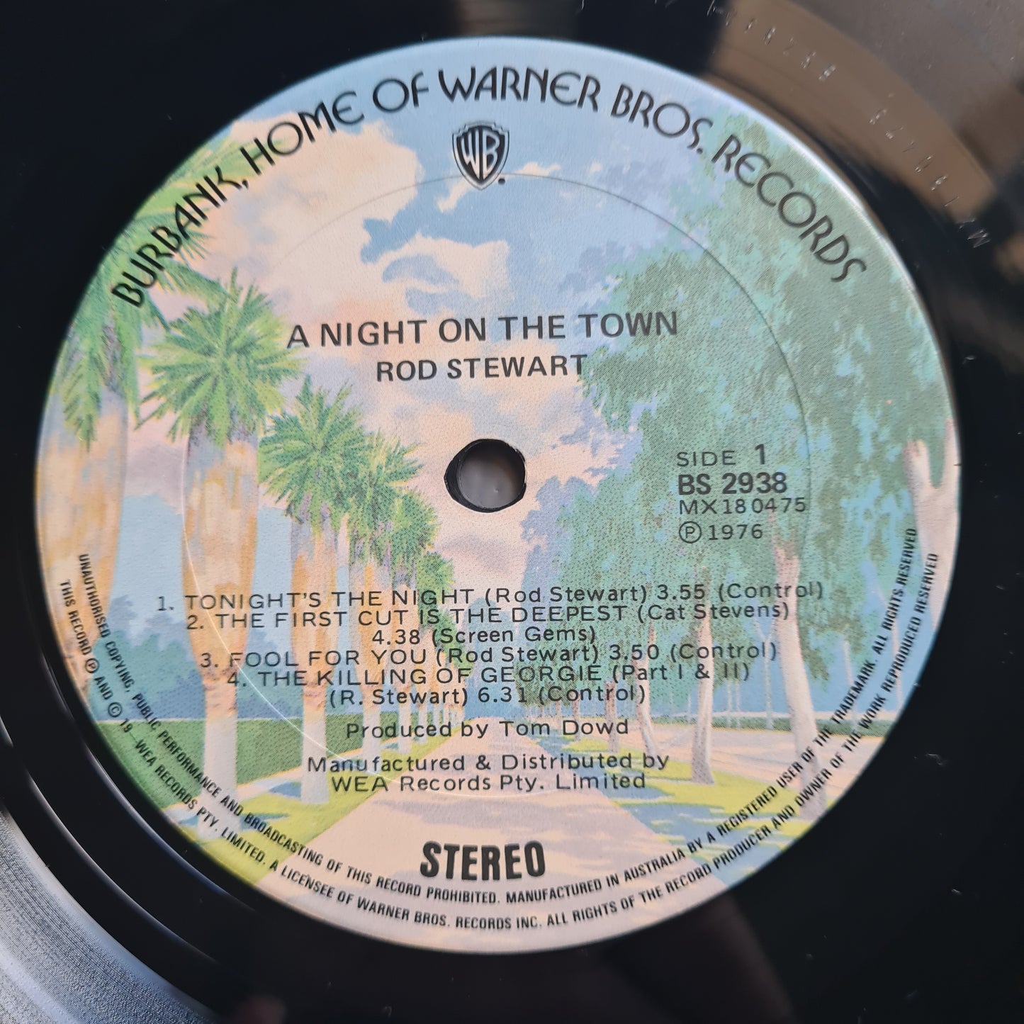 Rod Stewart – A Night On The Town - 1976 - Vinyl Record LP