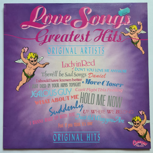Various Artists – Love Songs Greatest Hits - 1988 - Vinyl Record LP