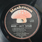 Matt Taylor – Music - 1974 - Vinyl Record LP