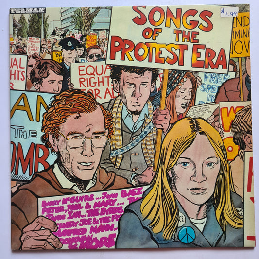 Various Artists – Songs Of The Protest Era- 1981 - Vinyl Record LP