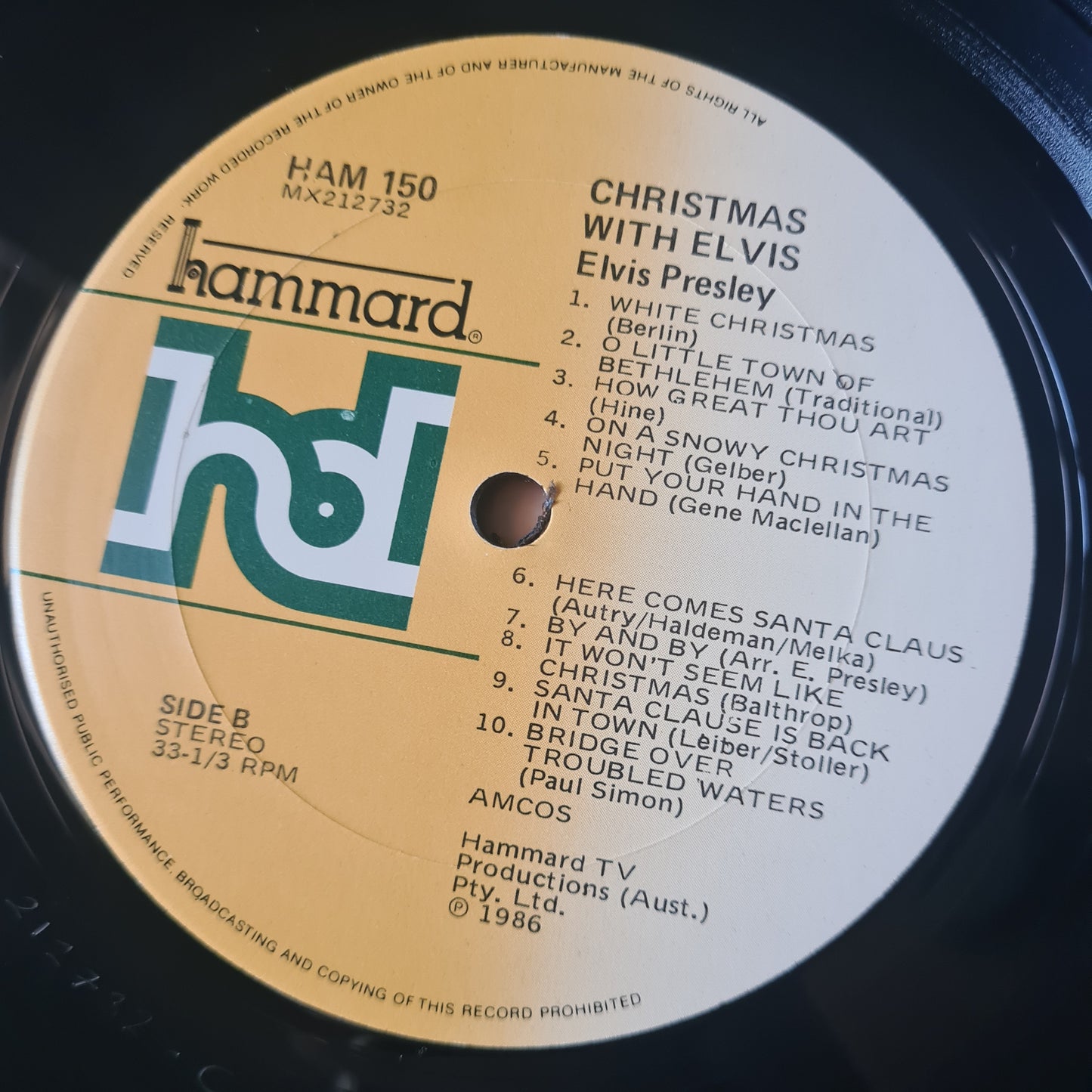 Elvis Presley – Christmas With Elvis - 1986 - Vinyl Record LP