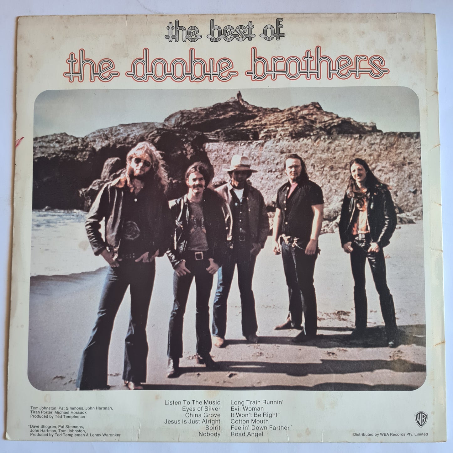 The Doobie Brothers – The Best Of The Doobie Brothers - 1974 - Vinyl Record LP