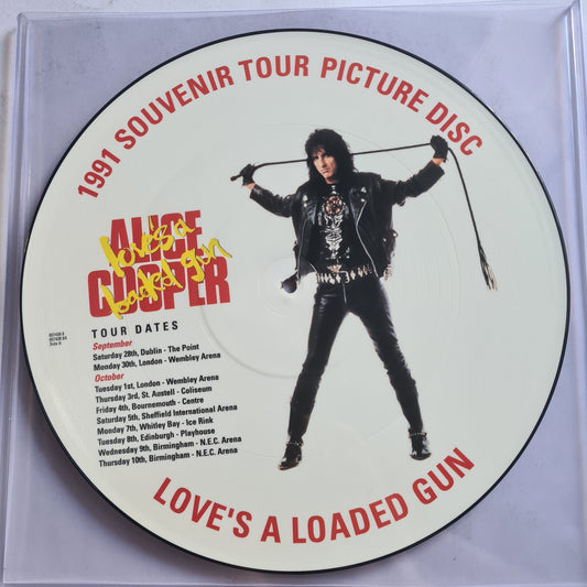 Alice Cooper – Love's A Loaded Gun - 1991 - Vinyl Record 12 Single - Picture Disc