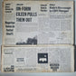 Jethro Tull – Thick As A Brick - 1972 - Vinyl Record LP (Newspaper Cover)