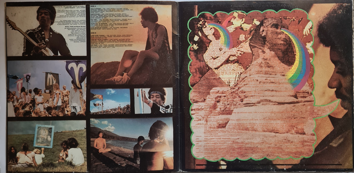 Jimi Hendrix – Rainbow Bridge: Original Motion Picture Sound Track - 1971 - Vinyl Record LP