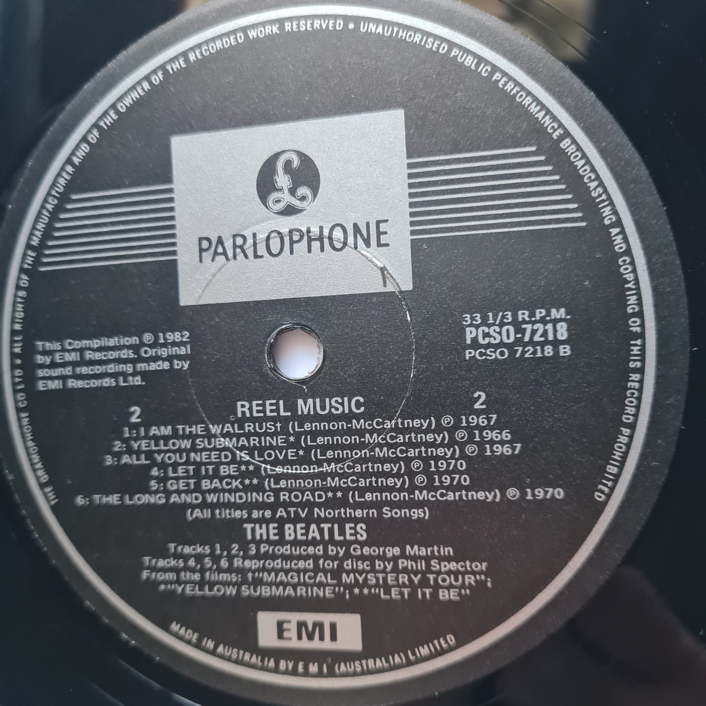 The Beatles – Reel Music - 1982 (Australian Pressing) - Vinyl Record LP (NM)