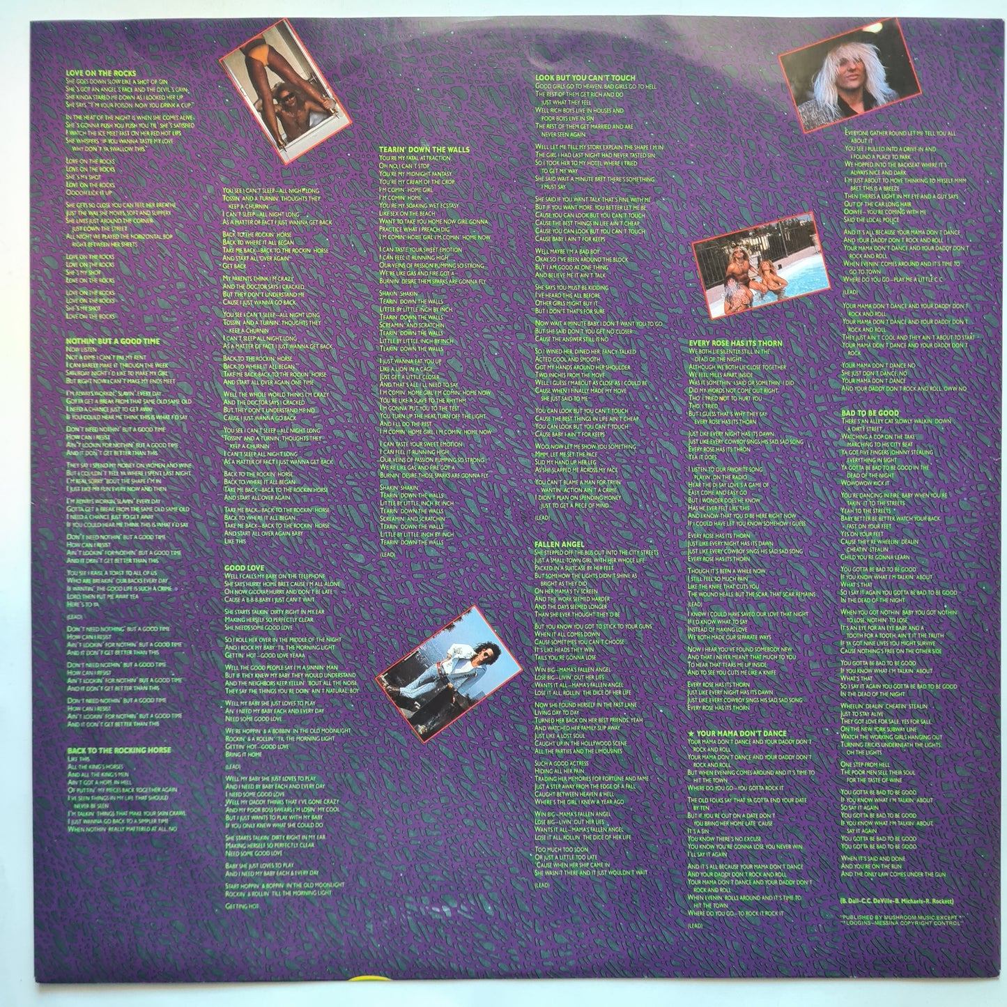 Poison – Open Up & Say... Ahh! - 1988 - Vinyl Record LP