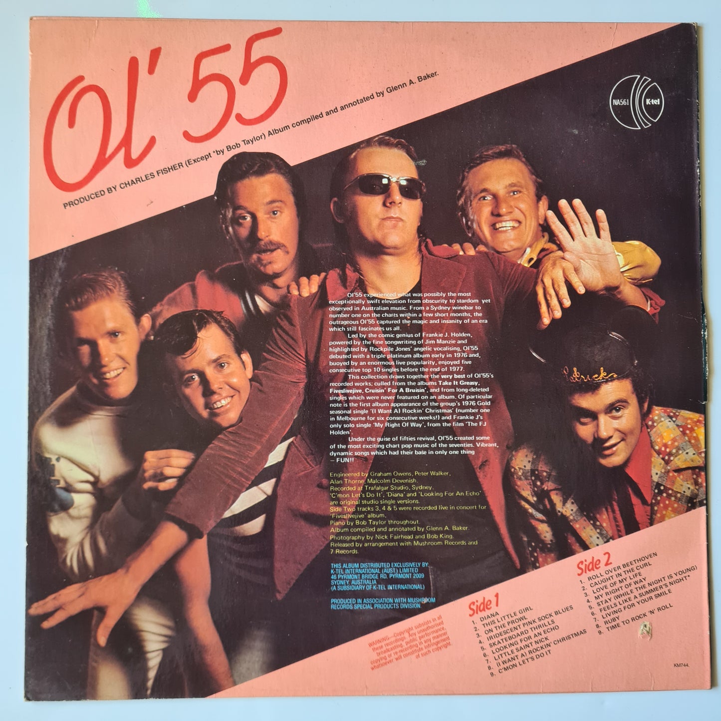Ol'55 – Greasemarks: Greatest Hits 76-79 - 1980 - Vinyl Record LP