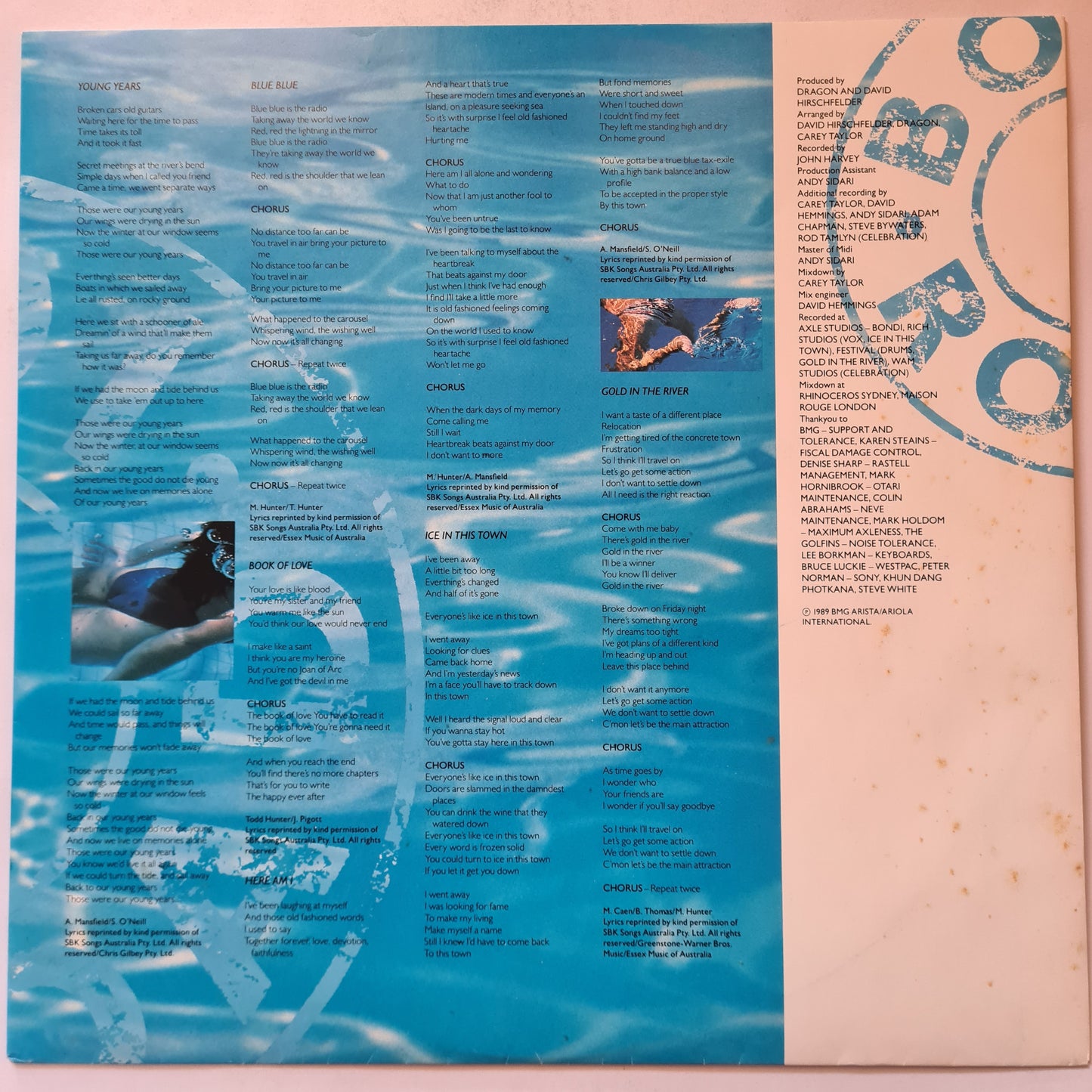 Dragon – Bondi Road - 1989 - Vinyl Record LP