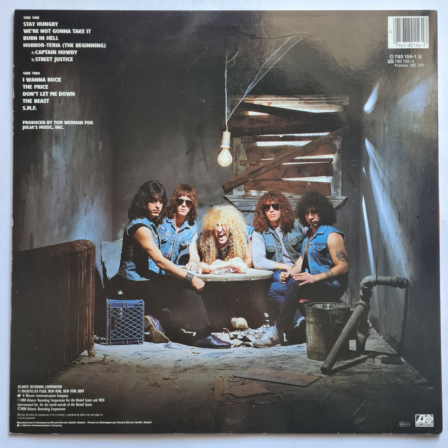 Twisted Sister – Stay Hungry - 1984 (German Pressing) - Vinyl Record LP (near mint)