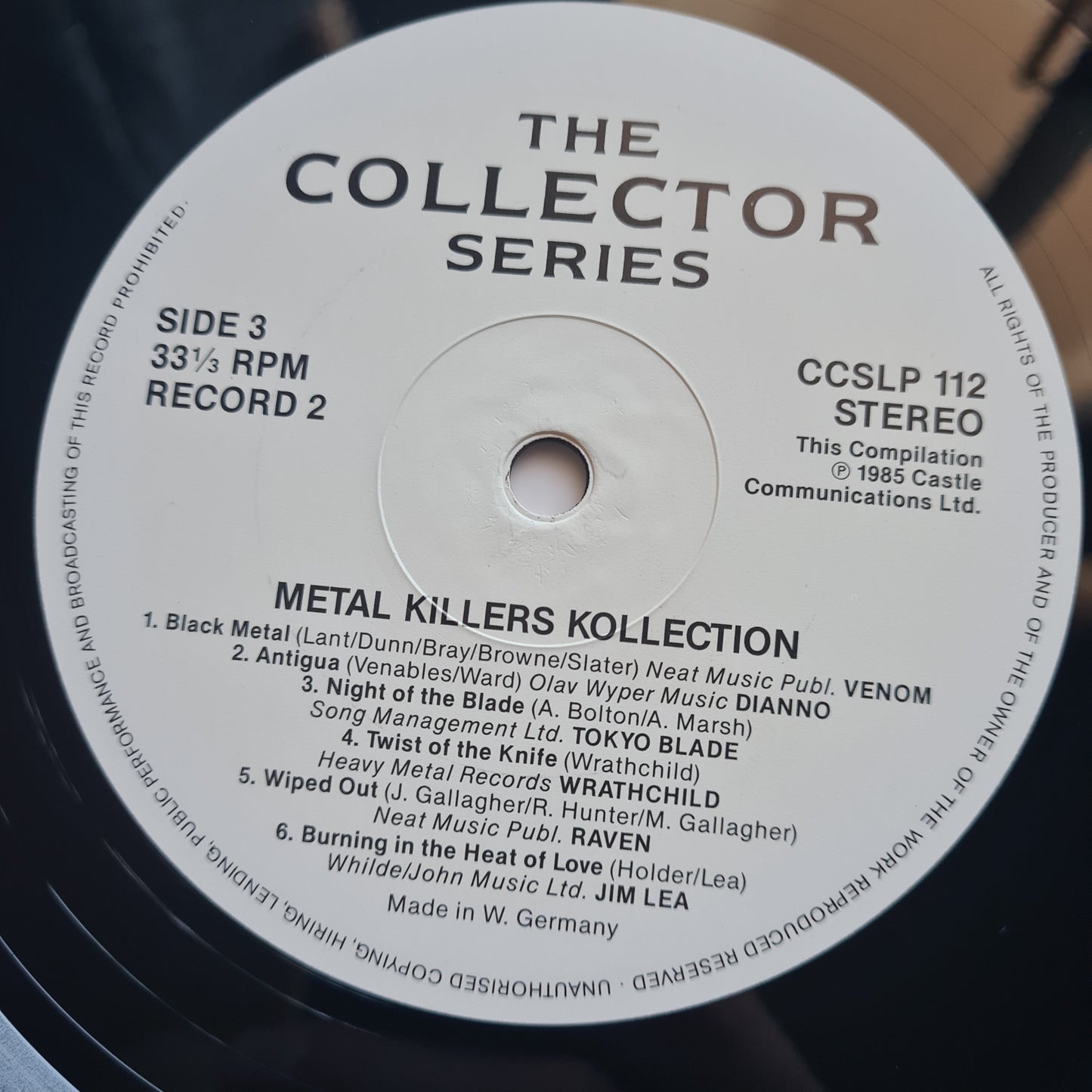 Various Artists – Metal Killers Kollection - 1985 - Vinyl Record 2LP