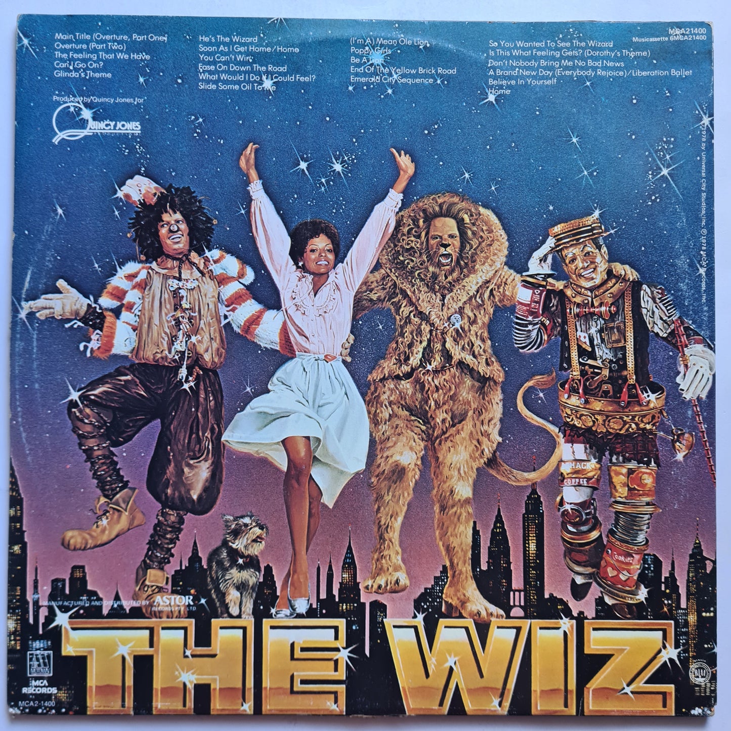 Various Artists (Michael Jackson, Diana Ross) – The Wiz (Original Motion Picture Soundtrack) - 1978 - Vinyl Record 2LP