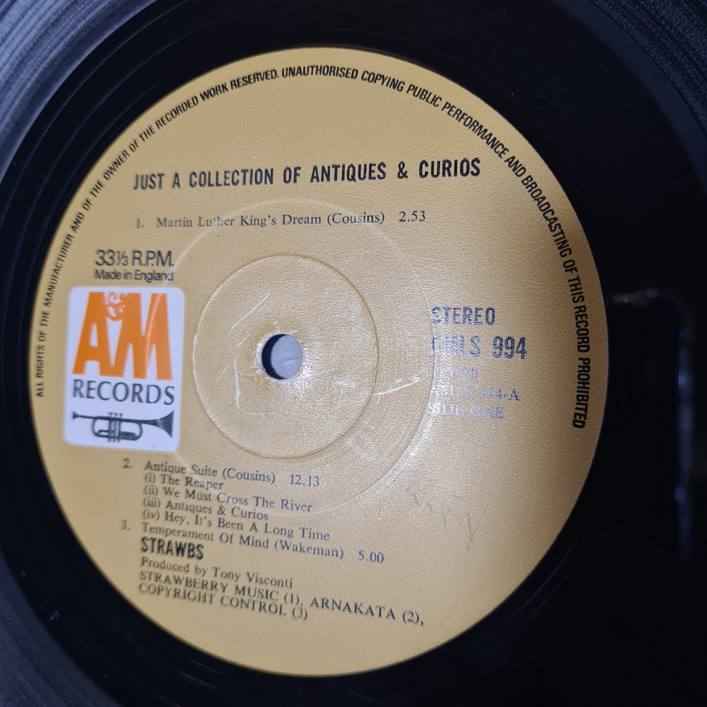 Strawbs – Just A Collection Of Antiques And Curios (Live At The Queen Elizabeth Hall) - 1970 - Vinyl Record LP