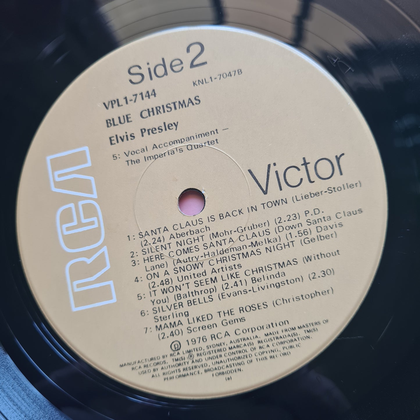 Elvis Presley – Blue Christmas - 1976 (Australian Pressing) - Vinyl Record LP