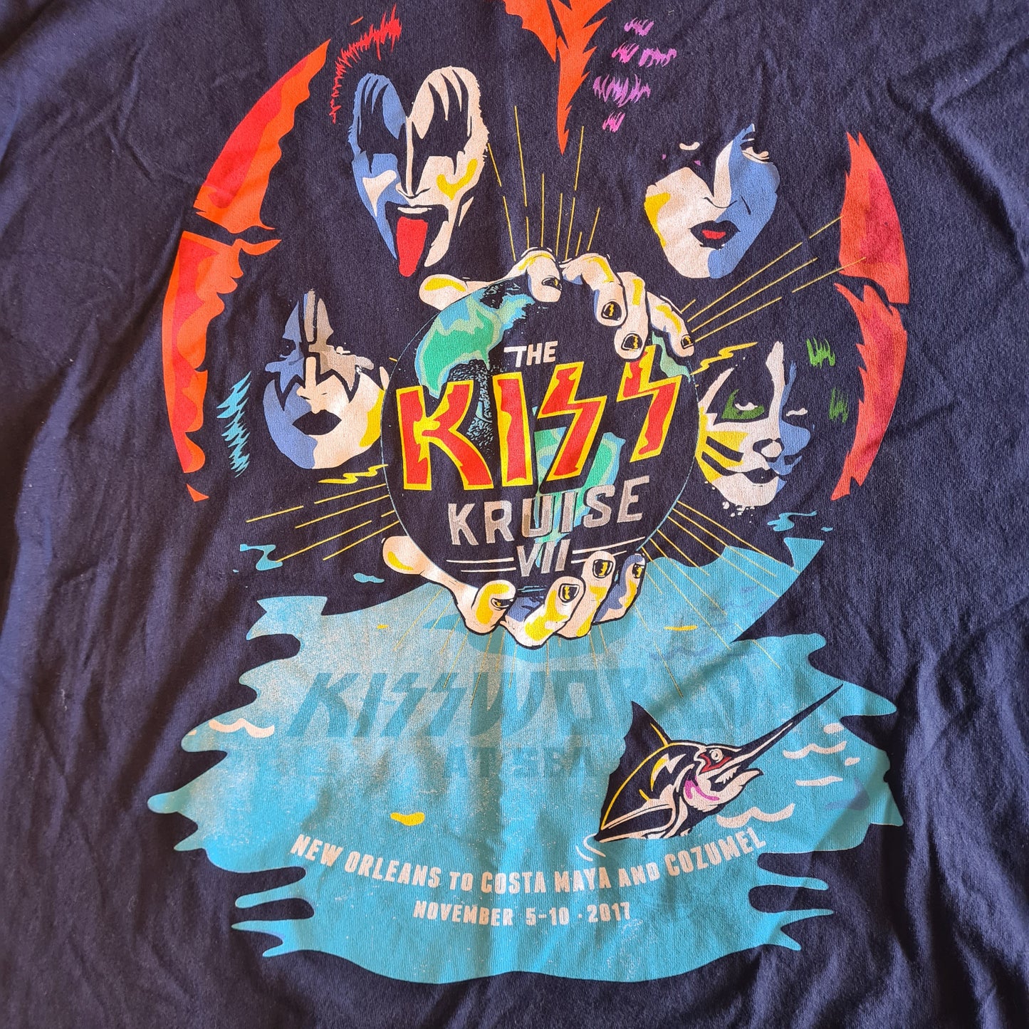 KISS | KISS Kruise VII: KISS World at Sea 2017 | Size XXL T-Shirt