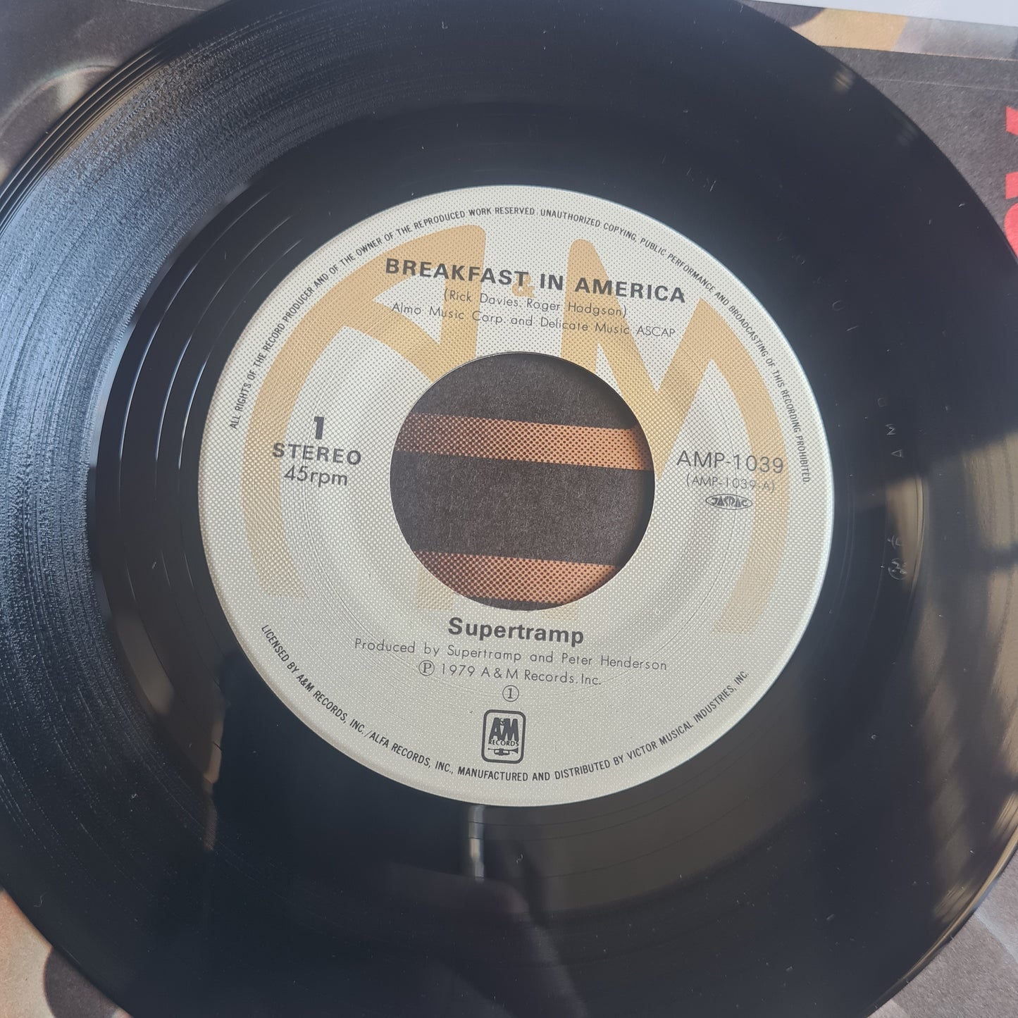 Supertramp - ブレックファスト・イン・アメリカ= Breakfast In America - 1979 (Japanese pressing) - Vinyl Record 7" Single - 45 RPM