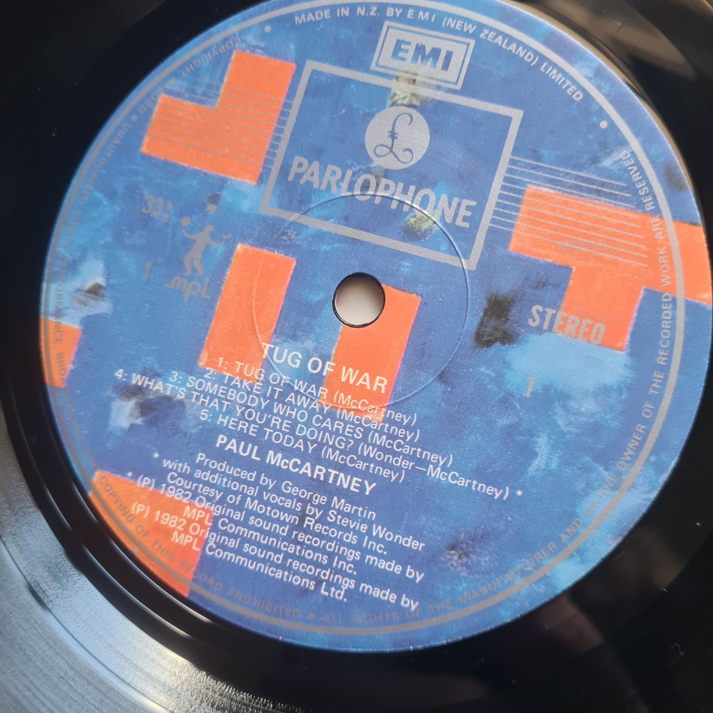 Paul McCartney (Beatles) – Tug Of War - 1982 Vinyl Record LP (near mint)