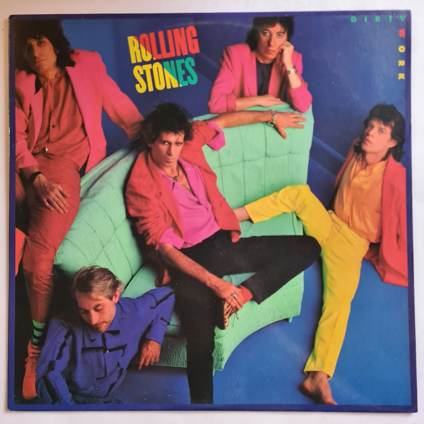 The Rolling Stones – Dirty Work - 1986 - Vinyl Record LP