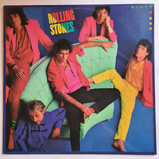 The Rolling Stones – Dirty Work - 1986 - Vinyl Record LP
