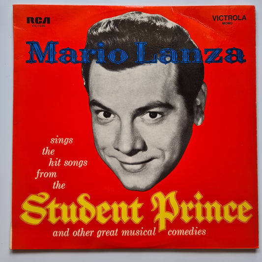 Mario Lanza – Sings The Hit Songs From The Student Prince And Other Great Musical Comedies - 1954 - Vinyl Record LP
