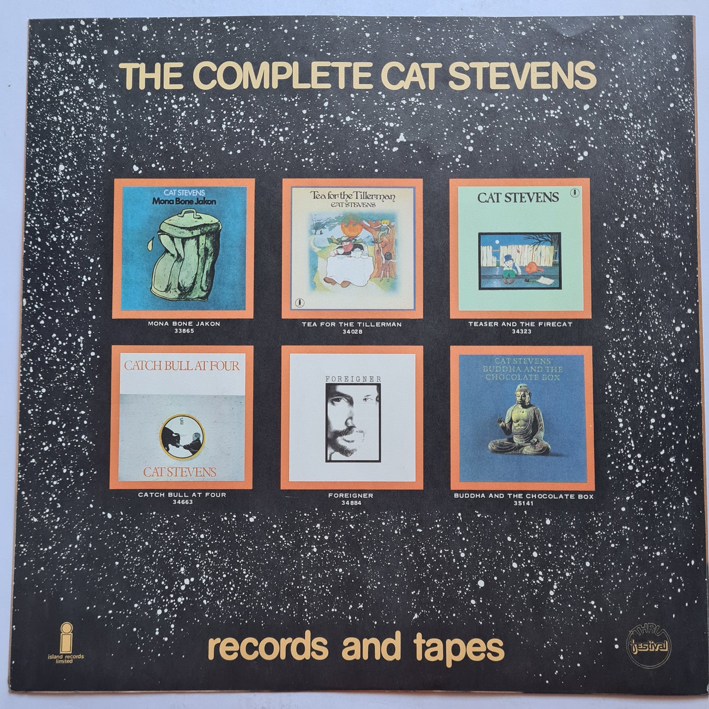 Cat Stevens – Numbers - 1975 - Vinyl Record LP (with story book)