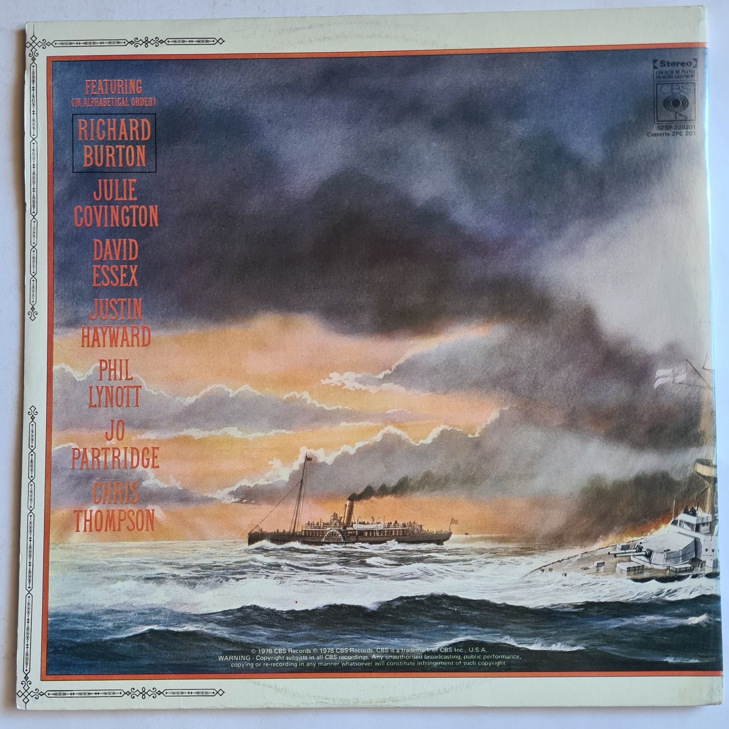 War Of The Worlds – Jeff Wayne's Musical Version Of The War Of The Worlds - 1978 (Gatefold 2LP) - Vinyl Record (near mint)