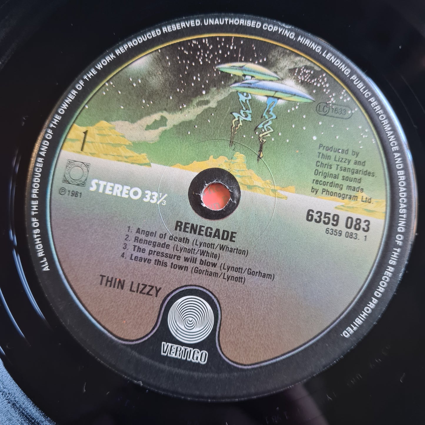 Thin Lizzy – Renegade - 1981 (Netherlands Pressing) - Vinyl Record LP