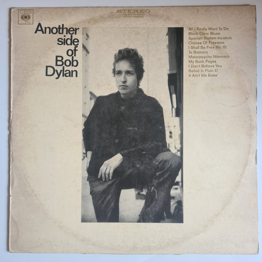 Bob Dylan – Another Side Of Bob Dylan- 1964 (late 70's Australian Pressing) - Vinyl Record LP