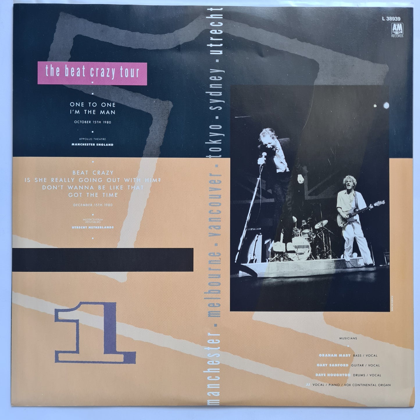 Joe Jackson – Live 1980/86 - 1988 - Vinyl Record 2LP
